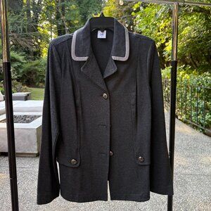 Classic Cabi Charcoal Gray Blazer